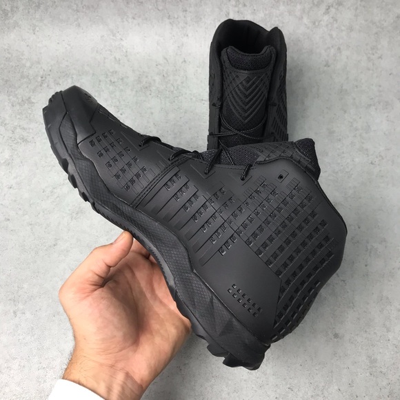 Under Armour Acquisition Black Tactical Boots - Picture 2 of 8
